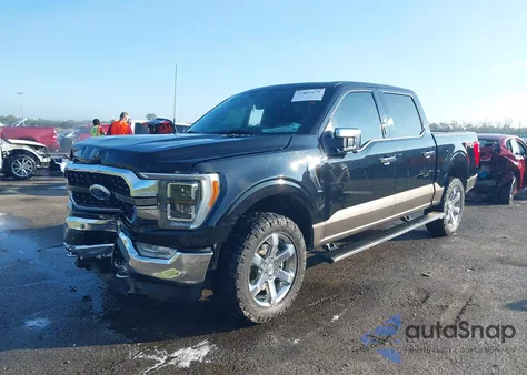 2022 Ford F-150 King Ranch из США, поврежденный, VIN 1FTFW1E8XNFA48283